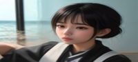 日系写实风格黄色漫画网站界面截图，线条细腻人物比例精准，深色背景专业感强